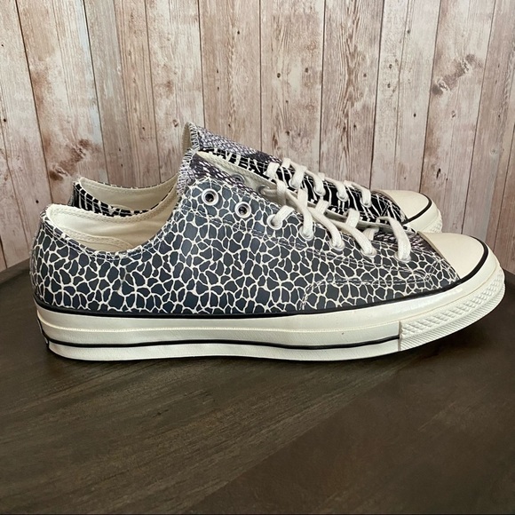 Converse‎ CTAS 70 Ox Black Egret Suede Canvas Low Sneakers Size 12 Men - Picture 3 of 10